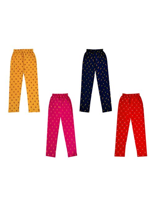 pack of 4 girl printed leggings - 18647255 - Very Small Image - 1