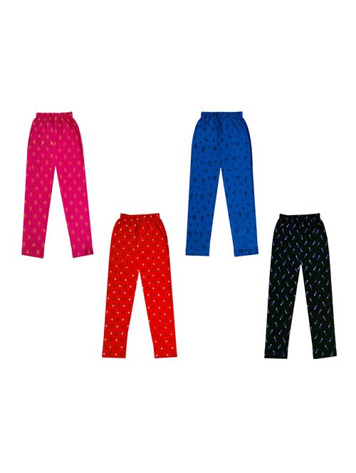 girls pack of 4 printed leggings - 18647261 - Very Small Image - 1