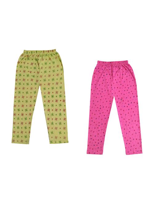 girls pack of 2 printed legging - 18647370 - Very Small Image - 1