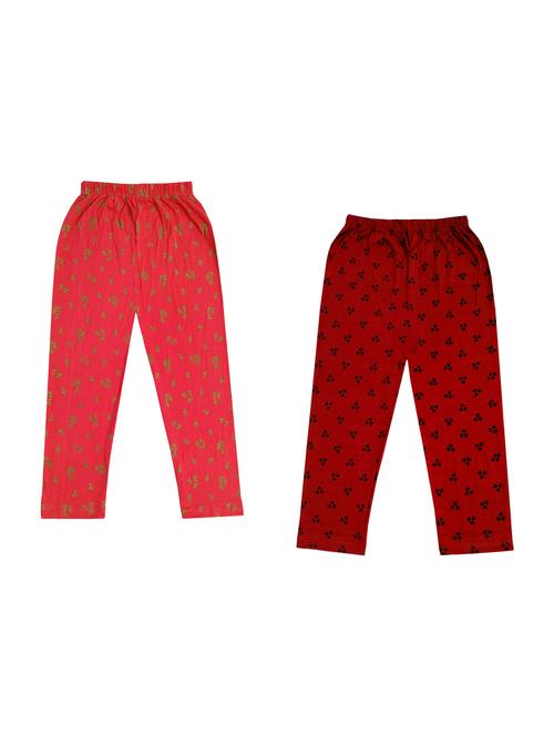girls pack of 2 printed legging - 18647387 - Very Small Image - 1