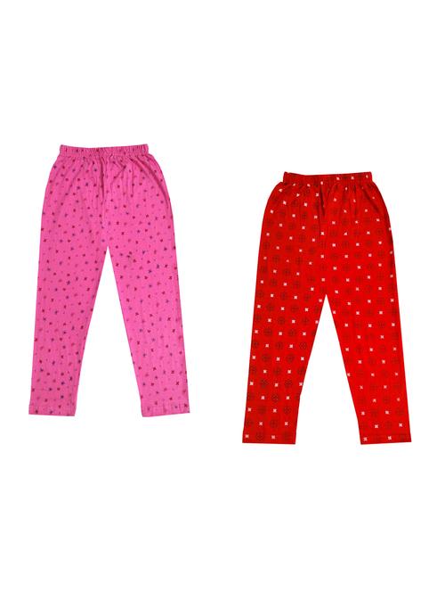 girls pack of 2 printed legging - 18647419 - Very Small Image - 1