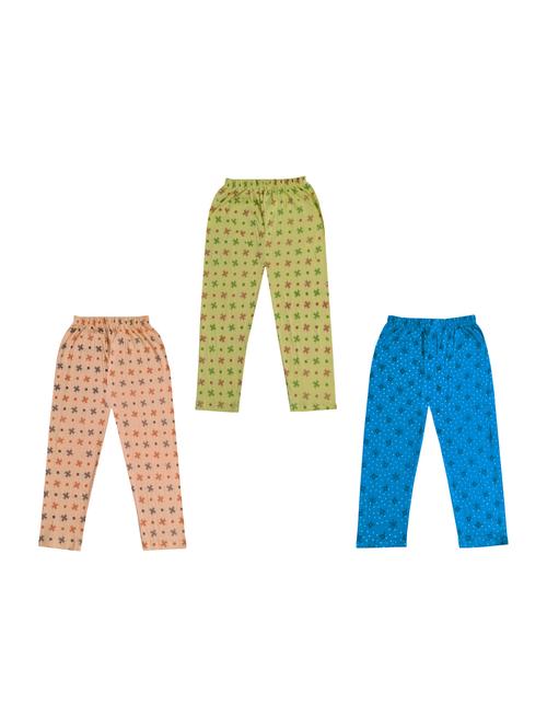 girls pack of 3 printed legging - 18647431 - Very Small Image - 1