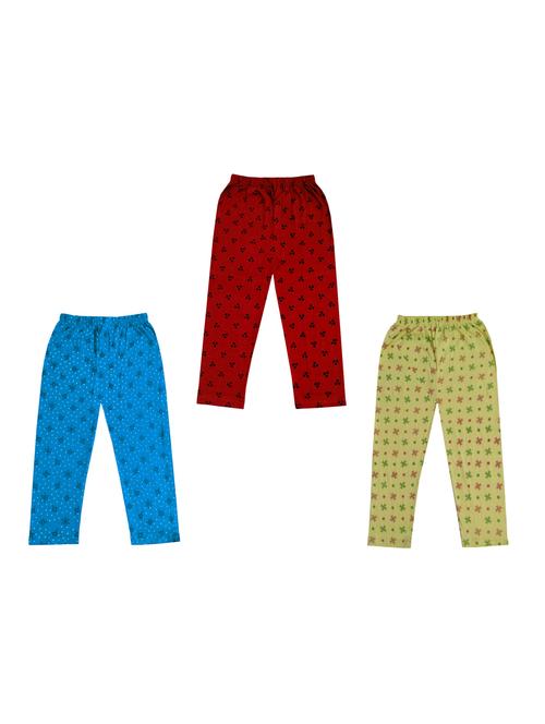 girls pack of 3 printed legging - 18647446 - Very Small Image - 1