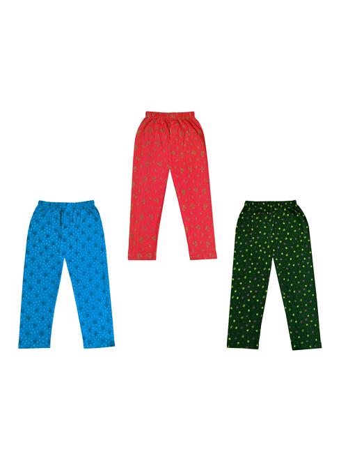girls pack of 3 printed legging - 18647454 - Very Small Image - 1