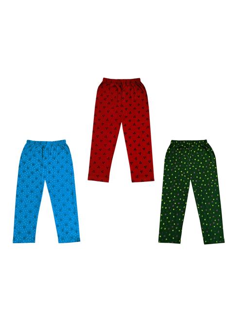 girls pack of 3 printed legging - 18647456 - Very Small Image - 1