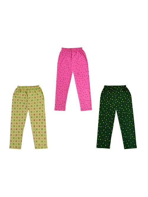 girls pack of 3 printed legging - 18647468 - Very Small Image - 1