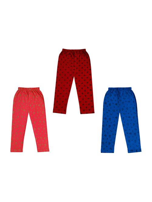 girls pack of 3 printed legging - 18647483 - Very Small Image - 1