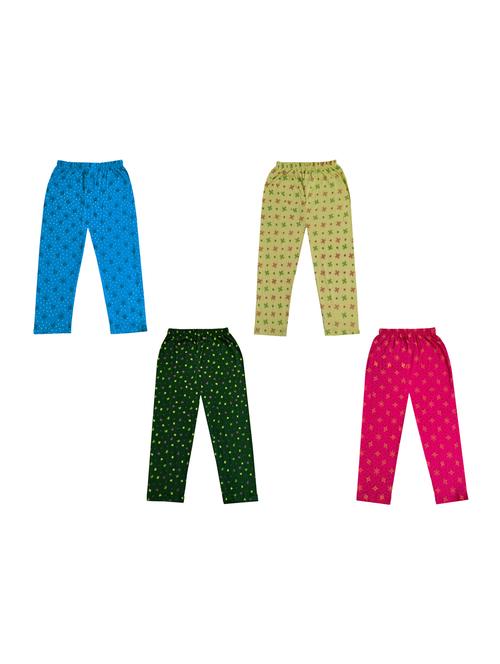 girls pack of 4 printed legging - 18647538 - Very Small Image - 1