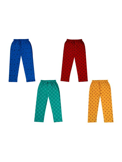 girls pack of 4 printed leggings - 18647566 - Very Small Image - 1