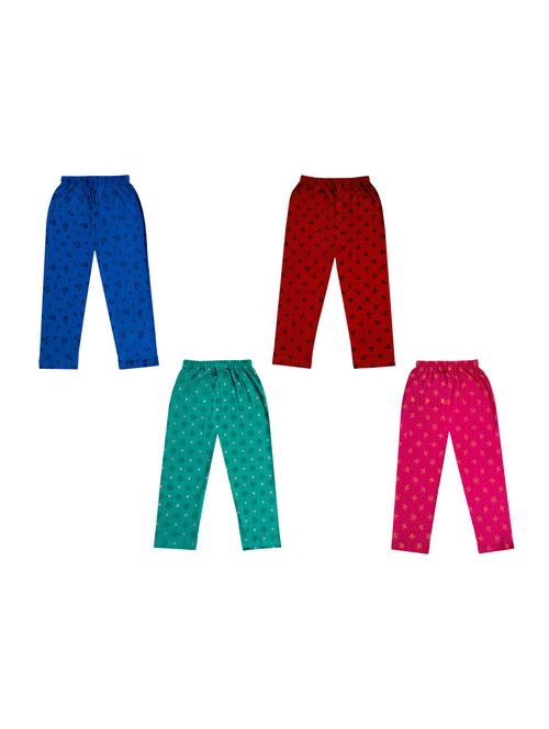 girls pack of 4 printed leggings - 18647568 - Very Small Image - 1