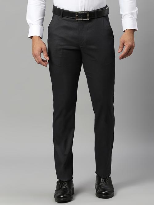 mid rise checkered formal trouser - 18649998 - Very Small Image - 1