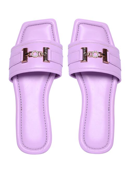 women solid mules sandal - 18650029 - Very Small Image - 1