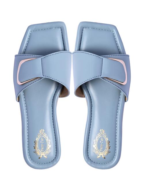 women solid mules sandal - 18650057 - Very Small Image - 1