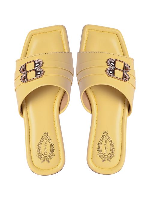 women solid mules sandal - 18650061 - Very Small Image - 1