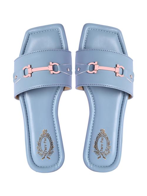 women solid mules sandal - 18650079 - Very Small Image - 1