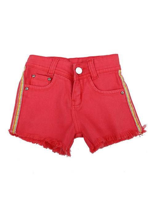 girls mid rise striped shorts - 18650132 - Very Small Image - 1
