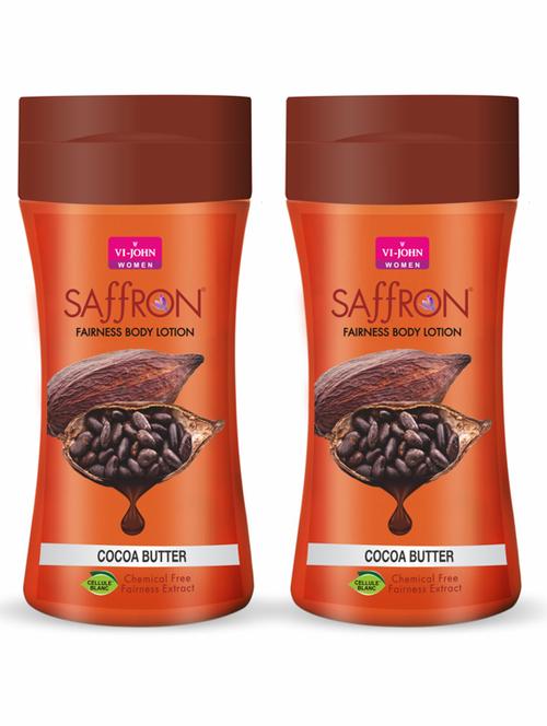 vi-john saffron body lotion milk almond 250ml fliptop (pack of2) - 18650223 - Very Small Image - 1