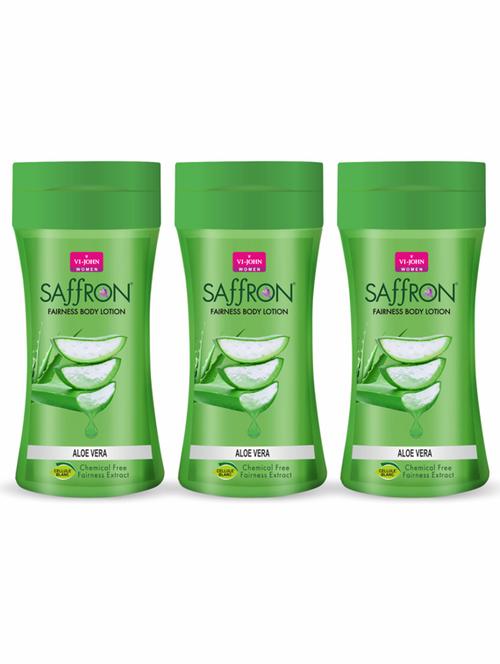 vi-john saffron body lotion rose with flip top (pack of 3) - 18650229 - Very Small Image - 1
