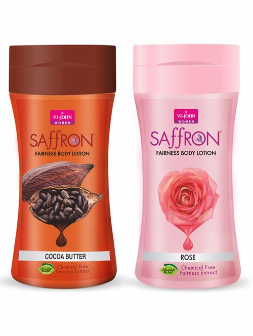 vi-john saffron body lotion aloe vera with flip top (pack of 3) - 18650232 - Very Small Image - 1