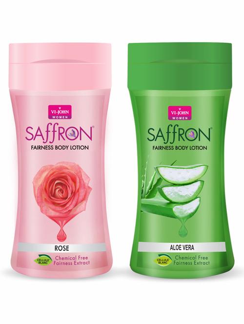 vi-john saffron body lotion 250 ml with flip top (pack of 2) - 18650234 - Very Small Image - 1