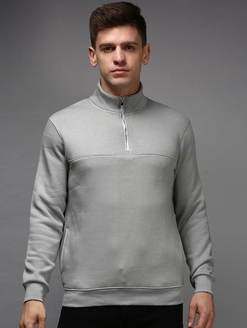 mens plain sweatshirt - 18650431 - Very Small Image - 1