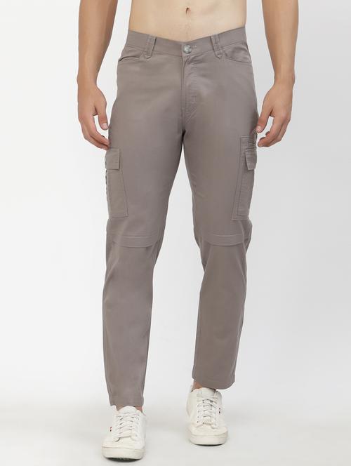 mid rise solid cargo trouser - 18651105 - Very Small Image - 1