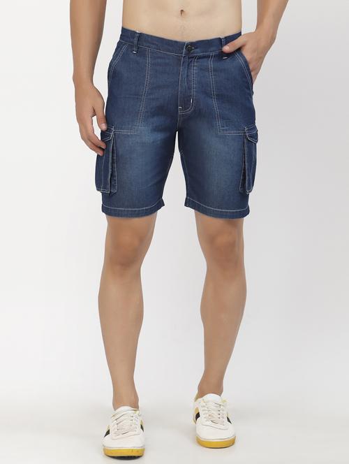mid rise denim short - 18651137 - Very Small Image - 1