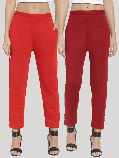 pack of 2 solid woolen trouser pant - 18652358 - Very Small Image - 1
