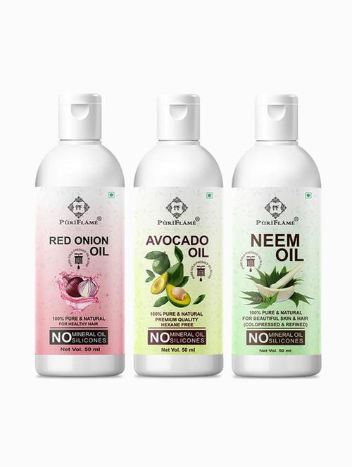 pack of 3 hair oil combo - 18653340 - Very Small Image - 1