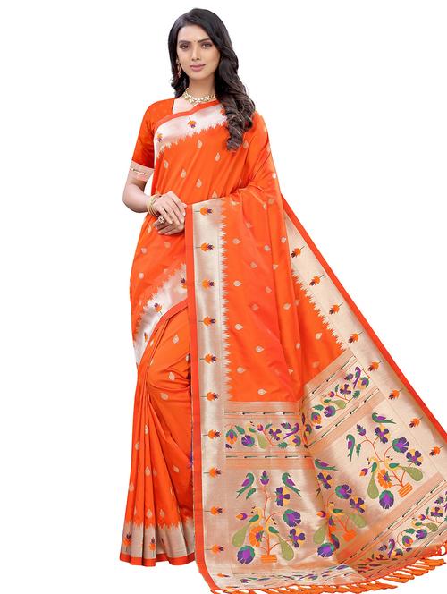 self design paithani saree - 18654286 - Very Small Image - 1