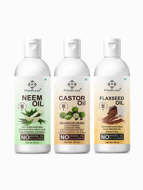 pf-neem-castor-flaxseed-50ml - 18655175 - Very Small Image - 1