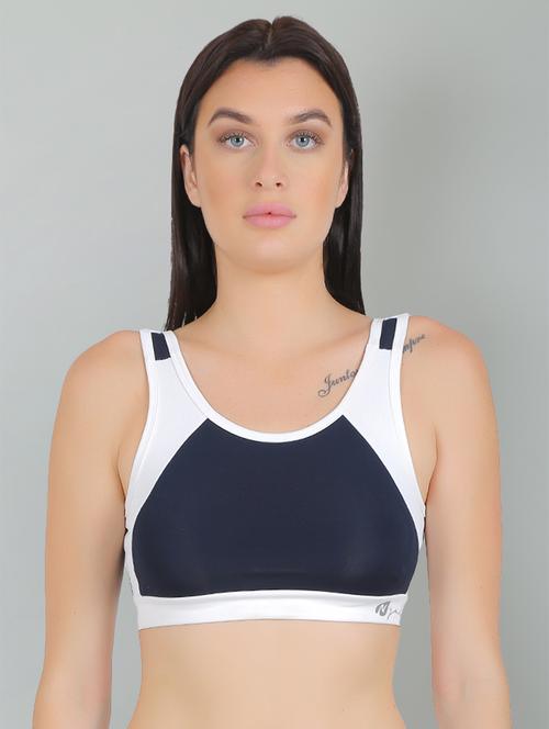 color block sports bra - 18656091 - Very Small Image - 1