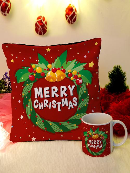 christmas cushion mug combo - 18656183 - Very Small Image - 1