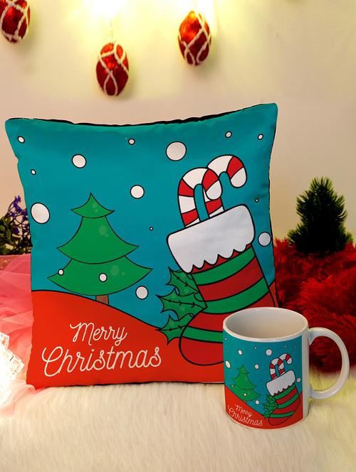 christmas cushion mug combo - 18656203 - Very Small Image - 1