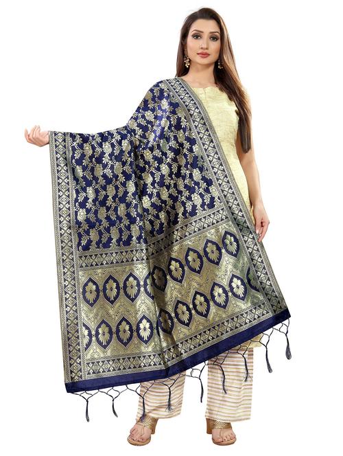 tassel detailed banarasi dupatta - 18656268 - Very Small Image - 1