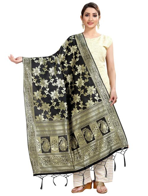 tassel detailed banarasi dupatta - 18656282 - Very Small Image - 1