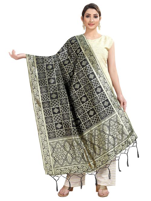 tassel detailed banarasi dupatta - 18656307 - Very Small Image - 1