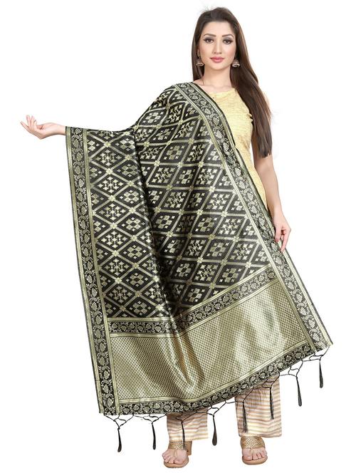 tassel detailed banarasi dupatta - 18656320 - Very Small Image - 1
