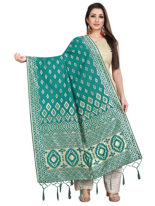 tassel detailed banarasi dupatta - 18656336 - Very Small Image - 1