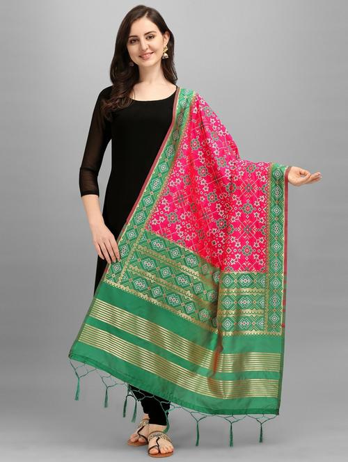 tassel detailed banarasi dupatta - 18656345 - Very Small Image - 1