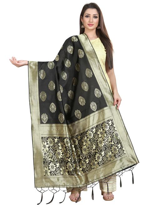 tassel detailed banarasi dupatta - 18656347 - Very Small Image - 1
