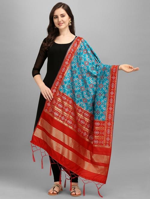 tassel detailed banarasi dupatta - 18656361 - Very Small Image - 1