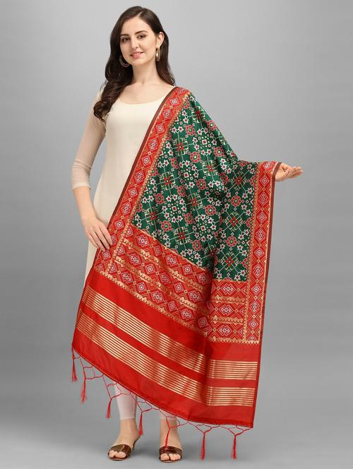 tassel detailed banarasi dupatta - 18656362 - Very Small Image - 1