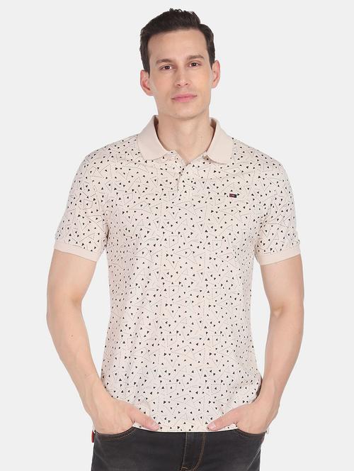 mens printed polo t-shirt - 18657004 - Very Small Image - 1