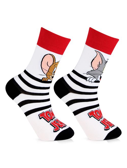 tom & jerry unisex full - length character socks - 18657030 - Very Small Image - 1