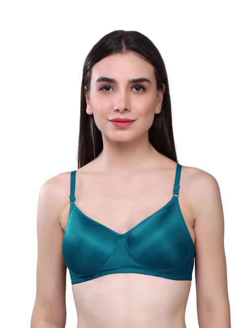 teal solid regular bra - 18657234 - Very Small Image - 1
