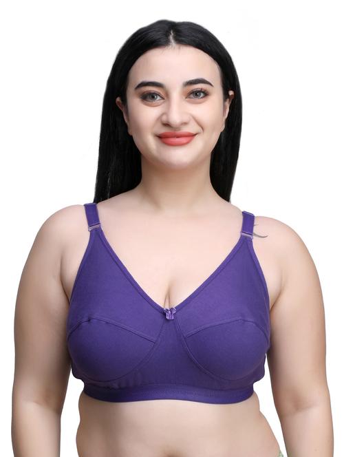 navy blue solid regular bra - 18657266 - Very Small Image - 1