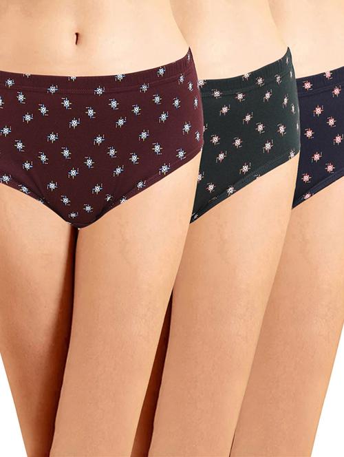 pack of 3 printed hipster panty - 18657365 - Very Small Image - 1