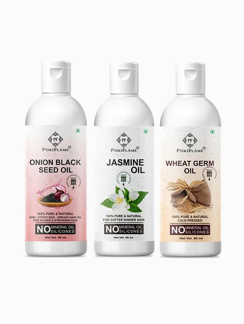 pack of 3 puri flame hair oil - 18672281 - Very Small Image - 1