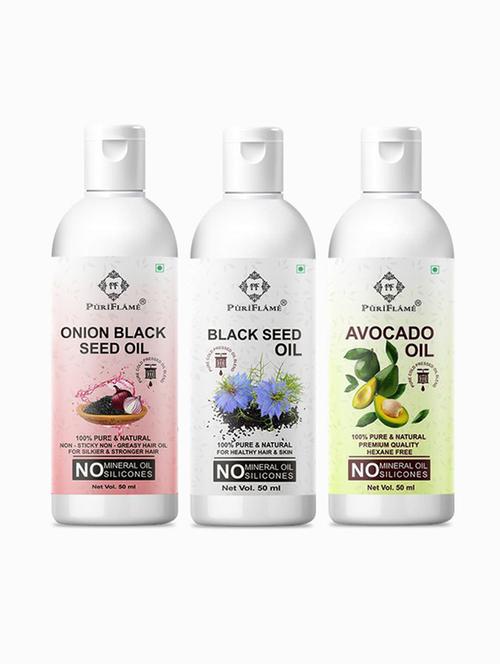 pack of 3 puri flame hair oil - 18672289 - Very Small Image - 1